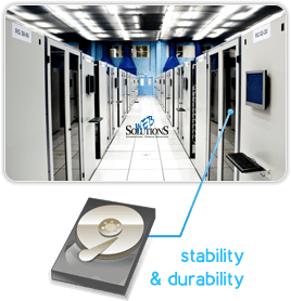Our servers provide stability and durability of services