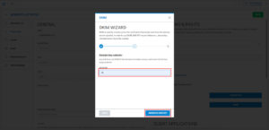 Choose Generate new key